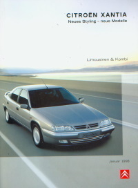 Citroen Xantia Limousine Kombi Prospekt 1998 6035