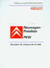 Citroen PKW Programm -  Preisliste Mai 1988  -6096