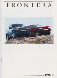 Opel Frontera Verkaufsprospekt  9 - 1991 -6158