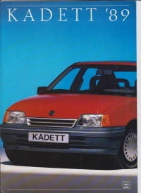 Opel Kadett E Prospekt Januar 1989 -6134