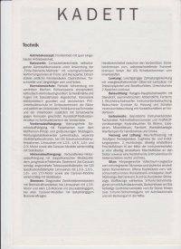 Opel Kadett Prospekt Technik 1986 -6207