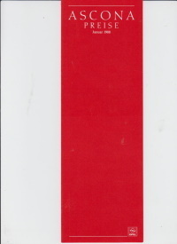 Opel Ascona Preisliste Januar 1988 -6182