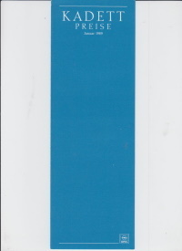 Opel Kadett Preisliste 1 - 1989 - 6176