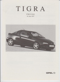 Opel Tigra Preisliste 1997 -6203