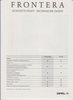 Opel Frontera Technische Daten 1995 -6191