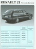 Renault 21 Nevada Beverly R21 Preisliste 1992