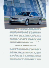 Renault Laguna Presseinformation aus 2001 -6260