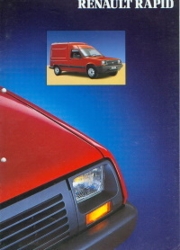 Renault Rapid Autoprospekt 1991 -6321