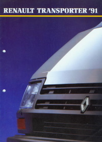 Renault Transporter 1991 Autoprospekt -6325