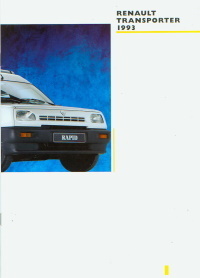 Renault Transporter 1993 Autoprospekt -6324