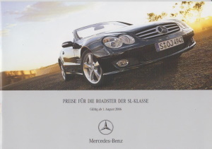 Mercedes SL Preisliste August 2006 -6349