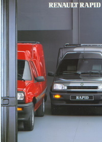Renault Rapid Technikprospekt  1991