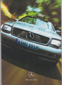 Mercedes SL Autoprospekt 1998 Archiv