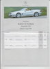 Mercedes SL Preisliste August 2001 -6347*
