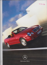 Mercedes CLK Cabrio  Autoprospekt 1998 -6393