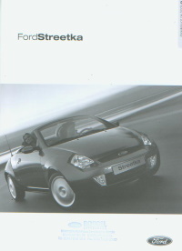 Ford Streetka Preisliste April 2005