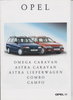 Opel Caravan / Lieferwagen Programm Autoprospekt 1993