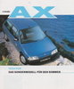 Citroen AX Teen Pop Autoprospekt -6645