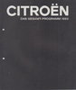 Citroen Programm Autoprospekt 1992
