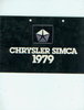 Chrysler Simca Autoprospekt 1979 -6634