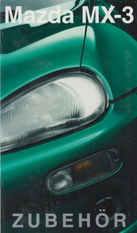 Mazda MX-3 Prospekt Zubehör 1997  -6697
