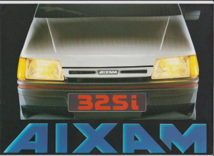 Aixam 325 i - Autoprospekt aus dem Jahr ???