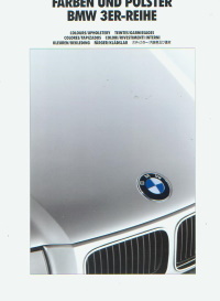 BMW 3er Prospekt Farben 1991 -6835