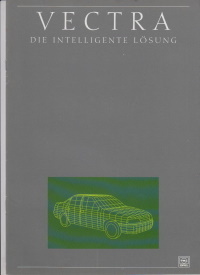 Opel Vectra Prospekt + Technik  1988 -6859