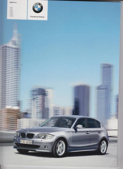 BMW 1er Autoprospekt 2006 -7112