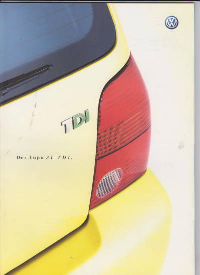 VW Lupo 3L TDI Autoprospekt 2001 -7145