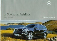 Mercedes GL - Klasse Preisliste 1. Januar  2008