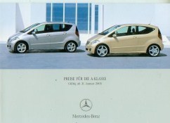 Mercedes A-Klasse - Preisliste 31. Januar 2005