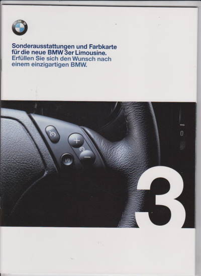 BMW 3er Prospekt 1998 - 7176