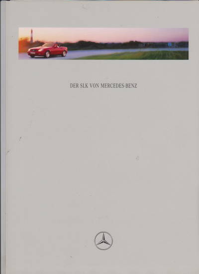 Mercedes SLK Prospekt brochure 1996 - 7268