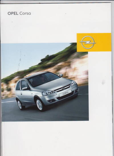 Opel Corsa Prospekt 2003 - 7262