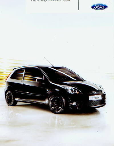 Ford Fiesta Black Magic Autoprospekt 2007 -7356