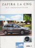 Opel Zafira 1.6 CNG Erdgas Prospekt 2001 -7384