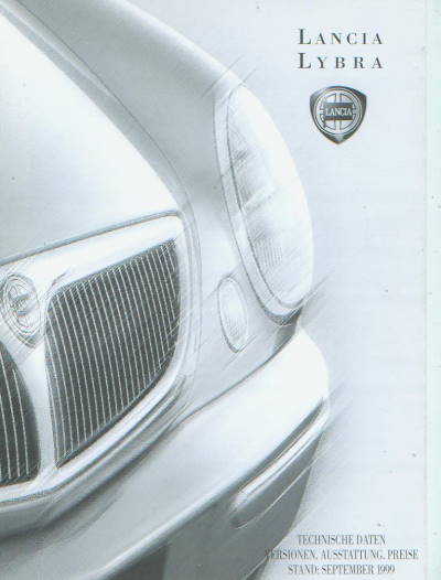 Lancia Lybra Preisliste / Technik 1999 -7422
