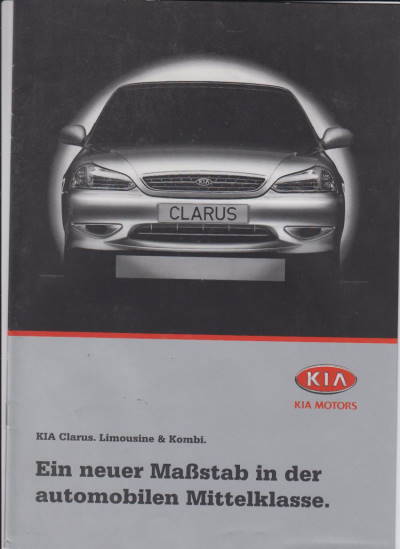 Kia Clarus Prospekt und Preisliste 1999 - 7407