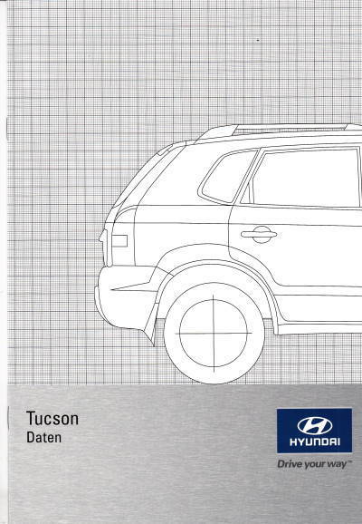 Hyundai Tucson prospekt Daten 2007   - 7442