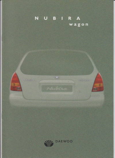 Daewoo Nubira Wagon Autoprospekt 2001