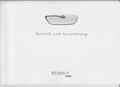 Mazda Xedos 9 Technikprospekt 1996 - 7458