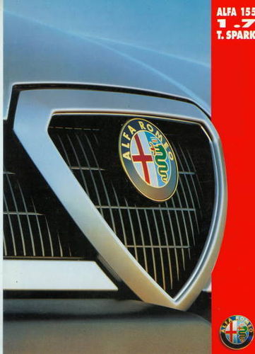 Alfa Romeo 155 T-Spark Autoprospekt 1993