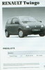 Renault Twingo Preisliste Juni 1993