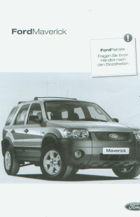 Ford Maverick Preisliste 2006  ab 1. Januar 2007