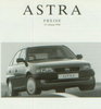 Opel Astra Preisliste 15. Januar 1996