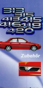 Proton PKW Programm Prospekt Zubehör  1998