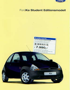 Ford Ka Student Autoprospekt 2006 -7630
