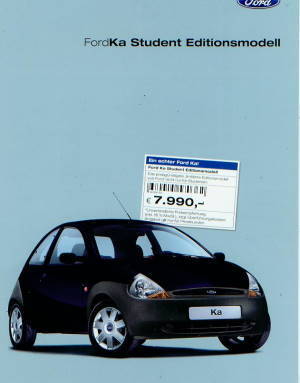 Ford Ka Student Prospekt 2005 -7629