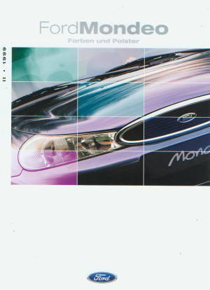 Ford Mondeo Farbkarte  1999